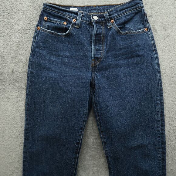 Levi's 501 Jeans Women's Size 26 Blue Mid-Rise Straight Denim 29" Inseam - Picture 14 of 16